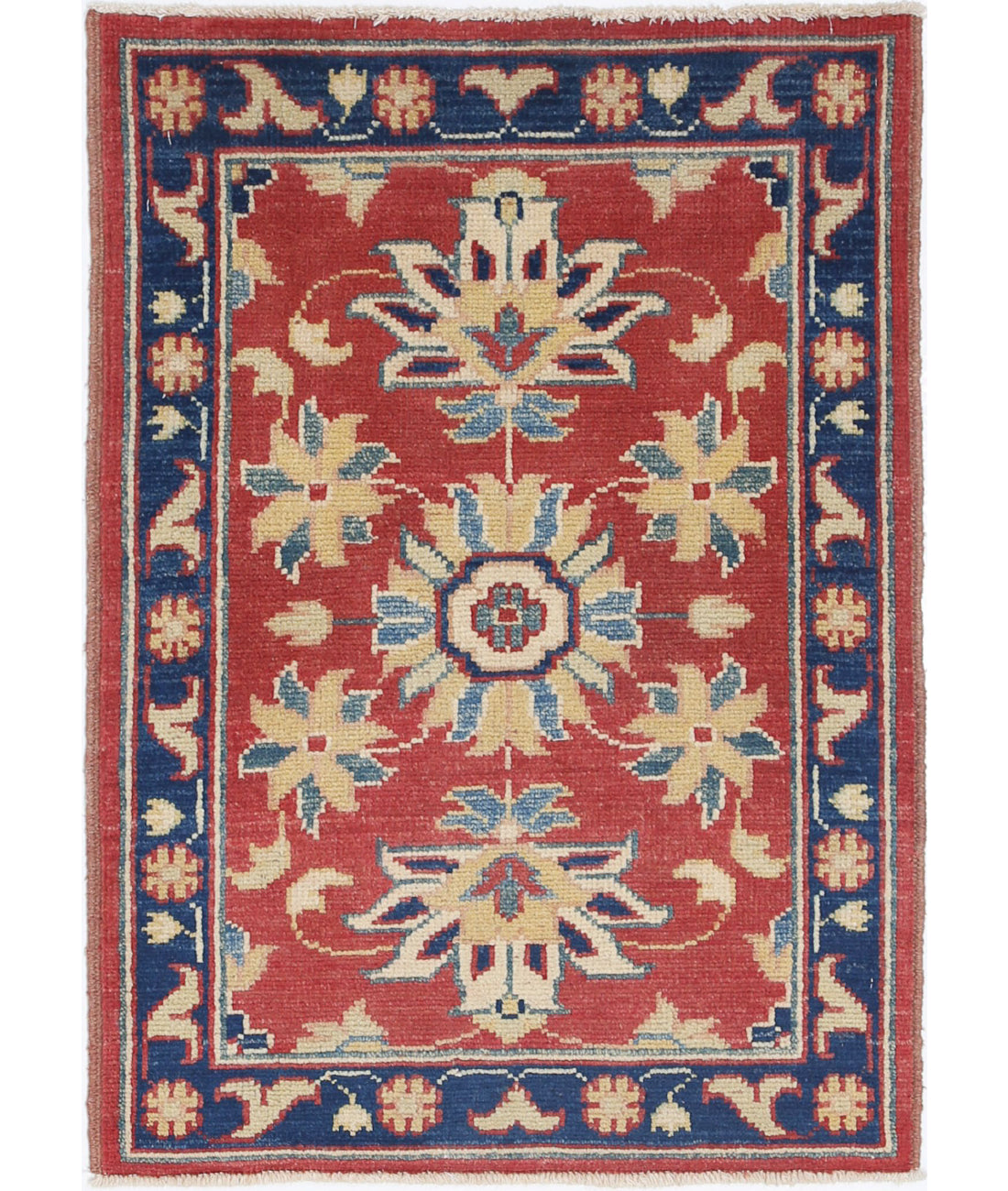 Ziegler 2'1'' X 2'2'' Hand-Knotted Wool Rug 2'1'' x 2'2'' (63 X 65) / Red / N/A
