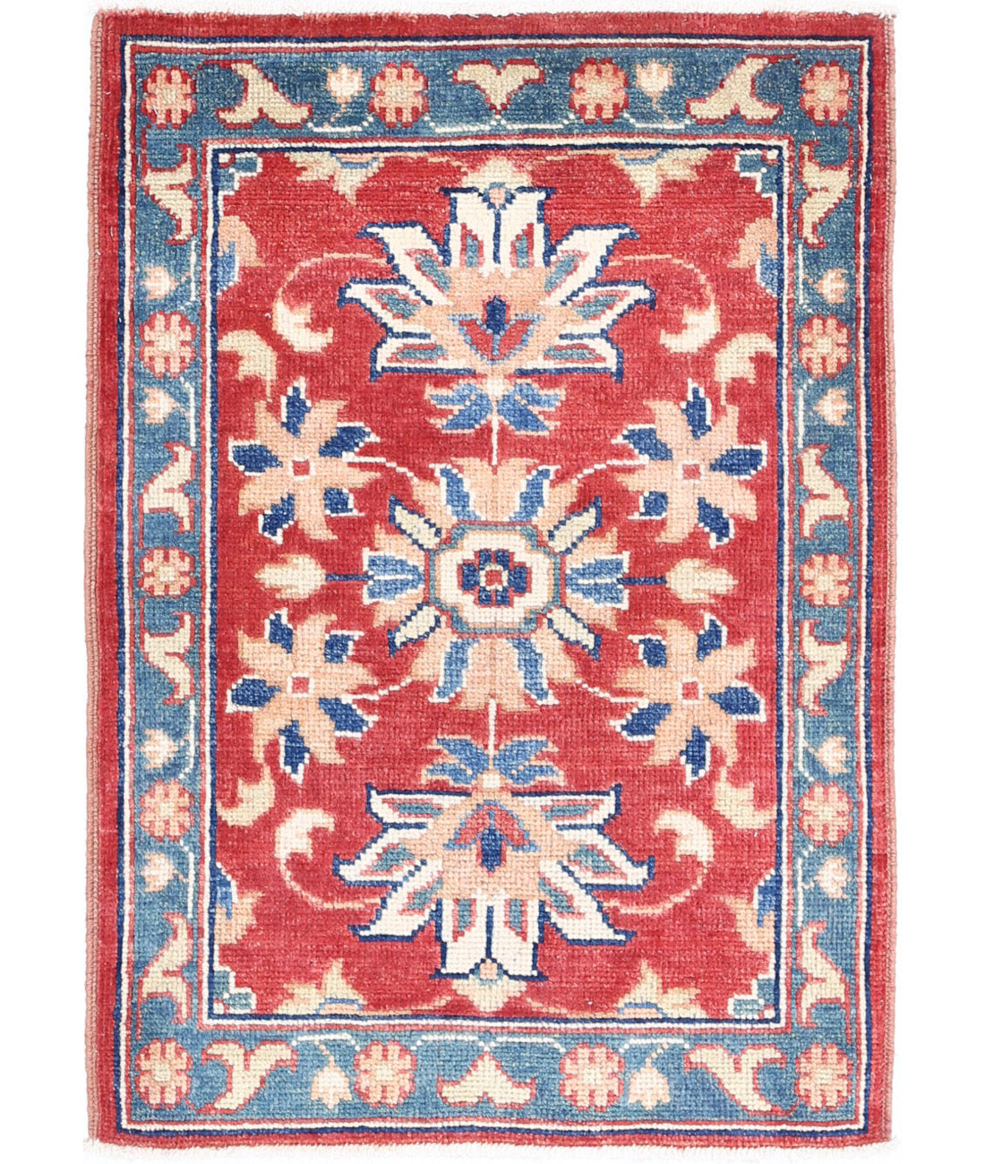 Ziegler 2'2'' X 3'0'' Hand-Knotted Wool Rug 2'2'' x 3'0'' (65 X 90) / Red / N/A