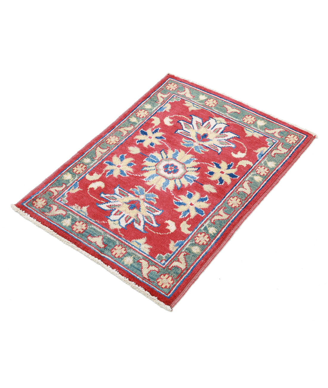Ziegler 2'1'' X 2'9'' Hand-Knotted Wool Rug 2'1'' x 2'9'' (63 X 83) / Red / N/A