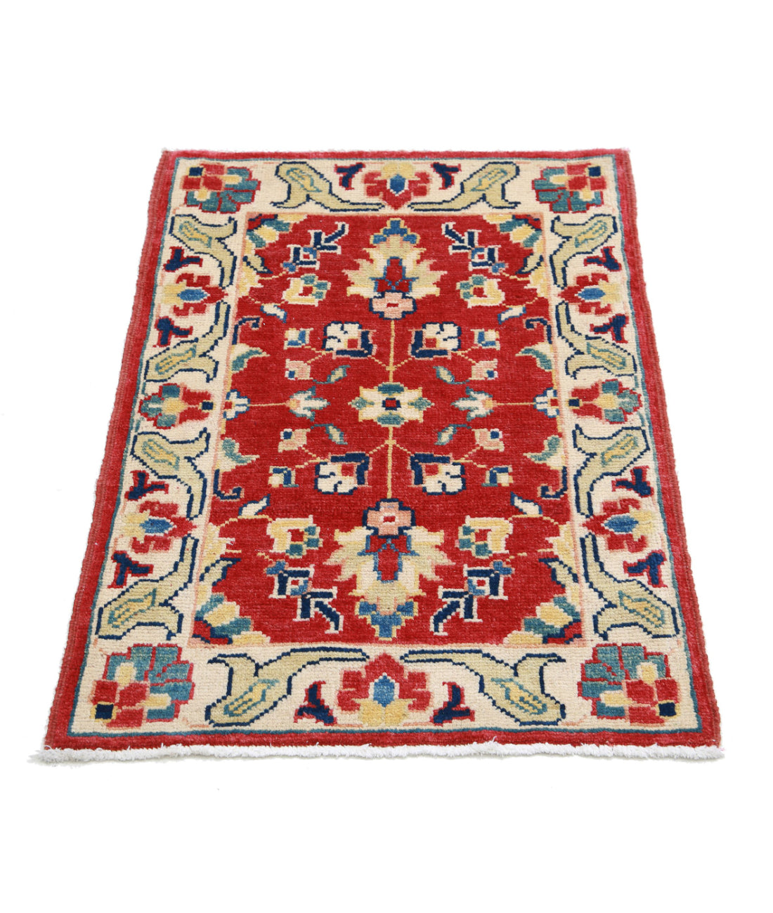 Ziegler 2'1'' X 2'11'' Hand-Knotted Wool Rug 2'1'' x 2'11'' (63 X 88) / Red / N/A