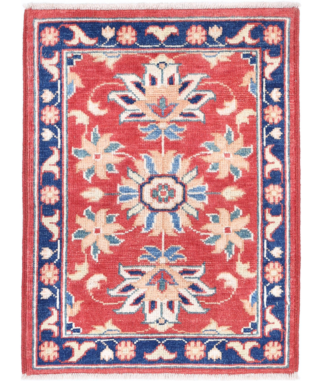 Ziegler 2'2'' X 2'10'' Hand-Knotted Wool Rug 2'2'' x 2'10'' (65 X 85) / Red / N/A