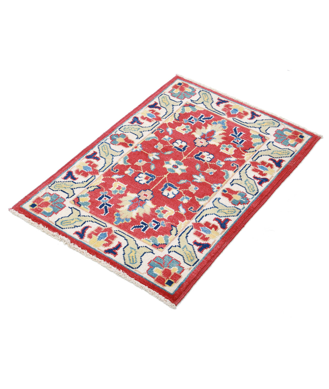 Ziegler 2'1'' X 2'10'' Hand-Knotted Wool Rug 2'1'' x 2'10'' (63 X 85) / Red / N/A