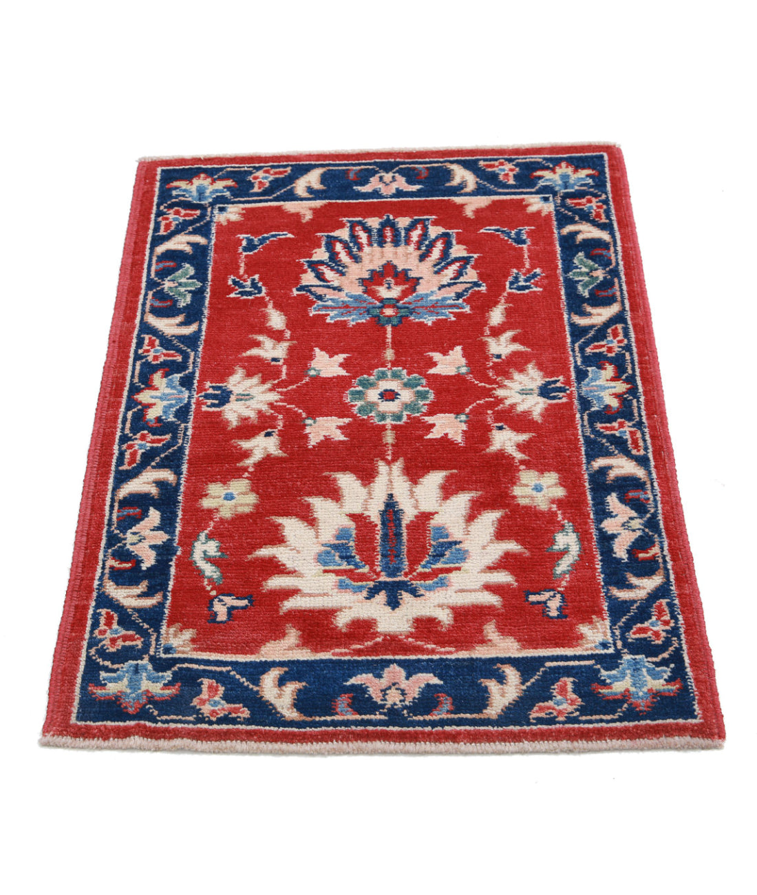 Ziegler 2'1'' X 2'10'' Hand-Knotted Wool Rug 2'1'' x 2'10'' (63 X 85) / Red / N/A