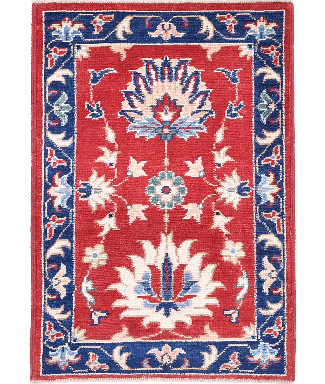Ziegler 2'1'' X 2'10'' Hand-Knotted Wool Rug 2'1'' x 2'10'' (63 X 85) / Red / N/A
