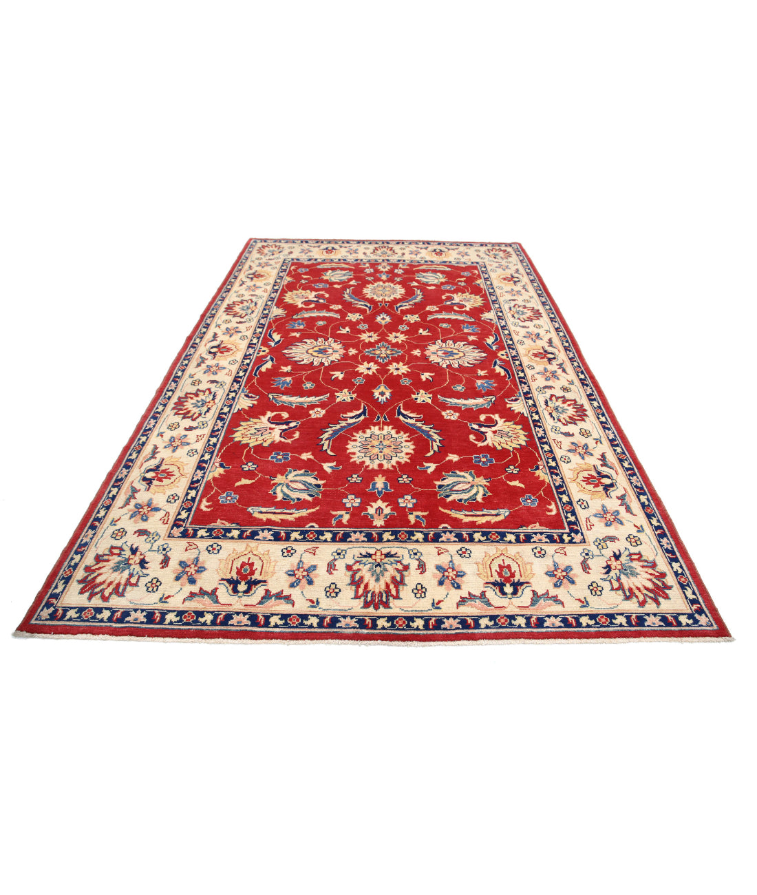 Ziegler 6'7'' X 9'11'' Hand-Knotted Wool Rug 6'7'' x 9'11'' (198 X 298) / Red / N/A