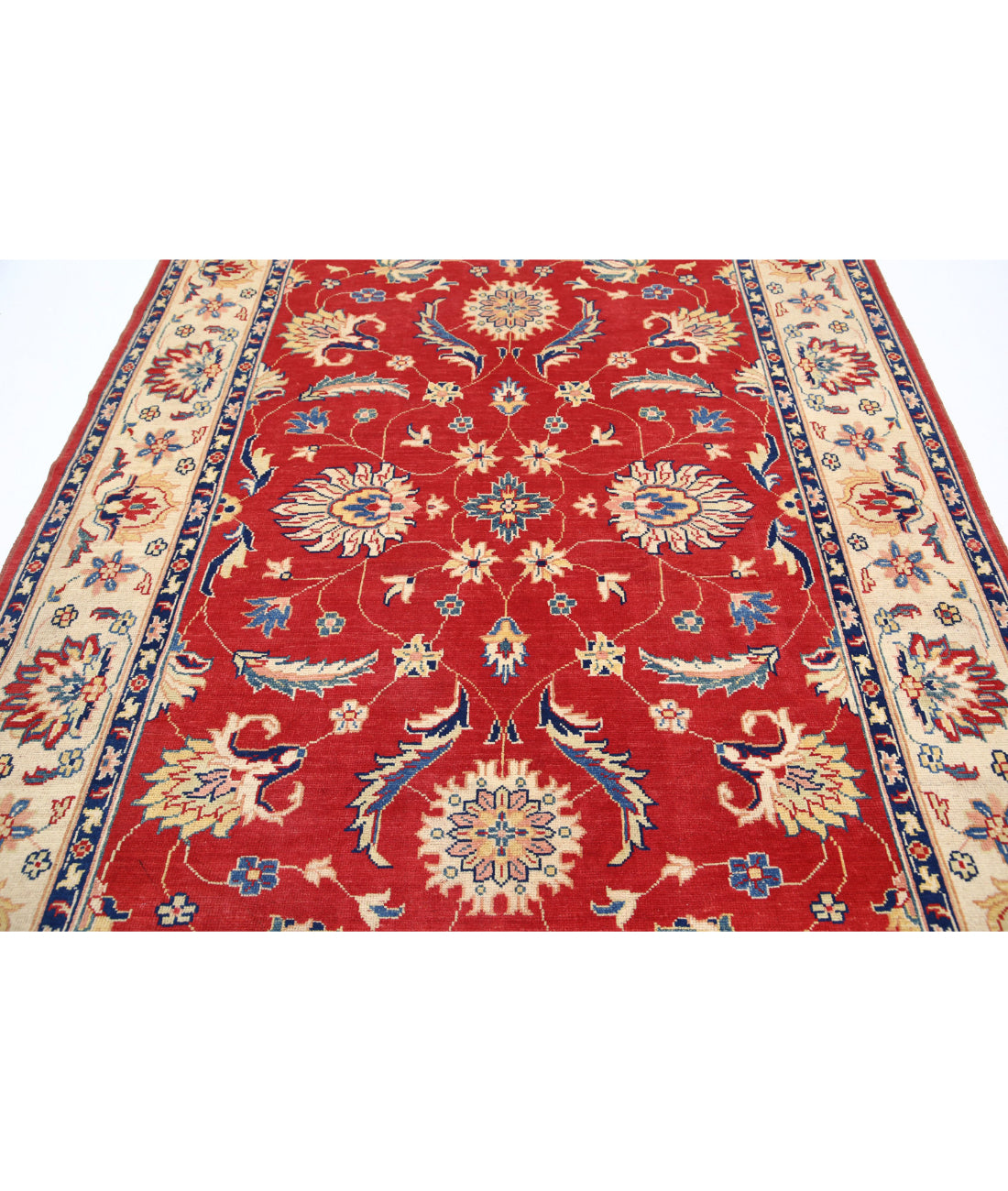 Ziegler 6'7'' X 9'11'' Hand-Knotted Wool Rug 6'7'' x 9'11'' (198 X 298) / Red / N/A
