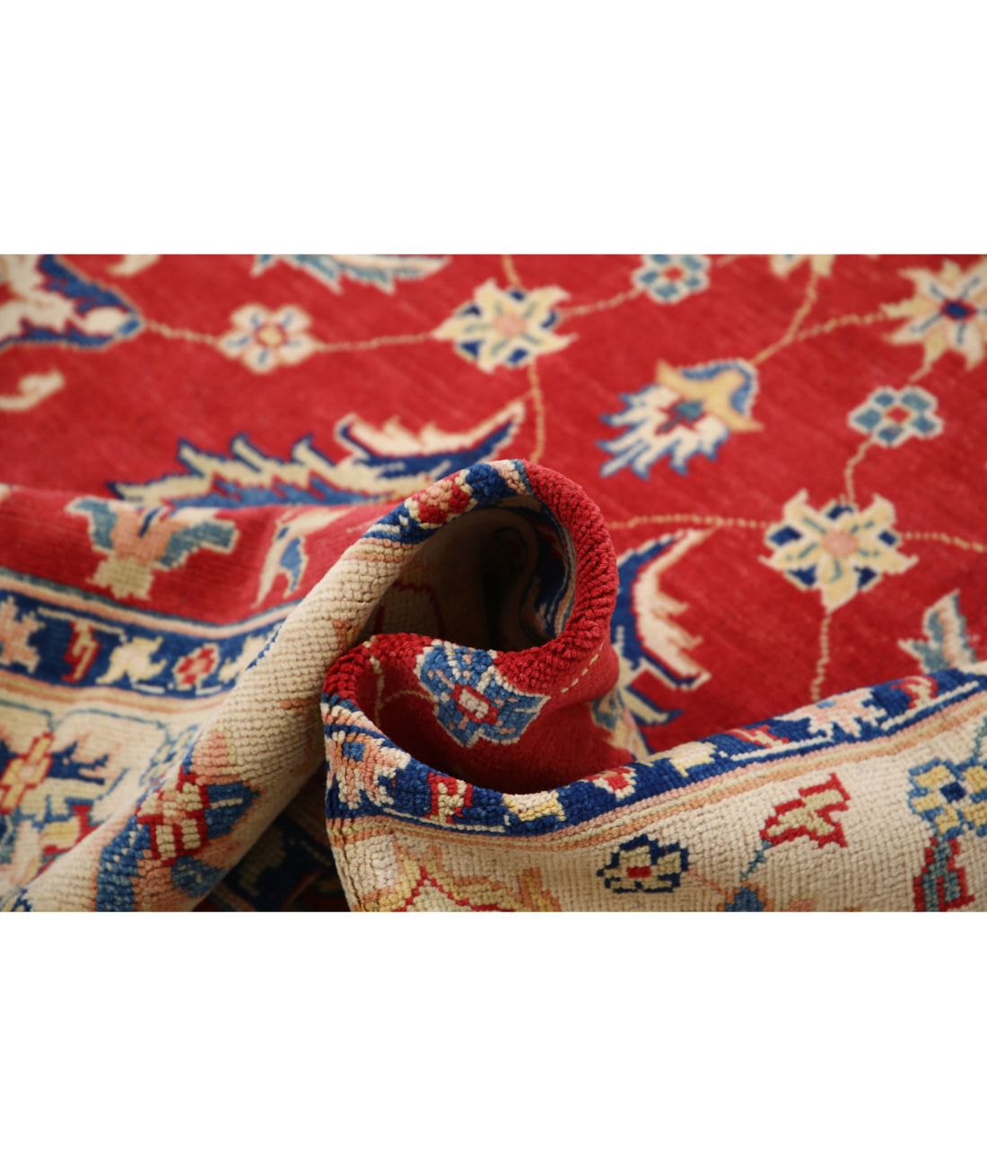 Ziegler 6'7'' X 9'11'' Hand-Knotted Wool Rug 6'7'' x 9'11'' (198 X 298) / Red / N/A