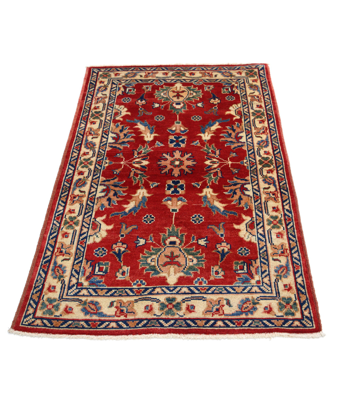 Ziegler 3'1'' X 4'9'' Hand-Knotted Wool Rug 3'1'' x 4'9'' (93 X 143) / Red / N/A