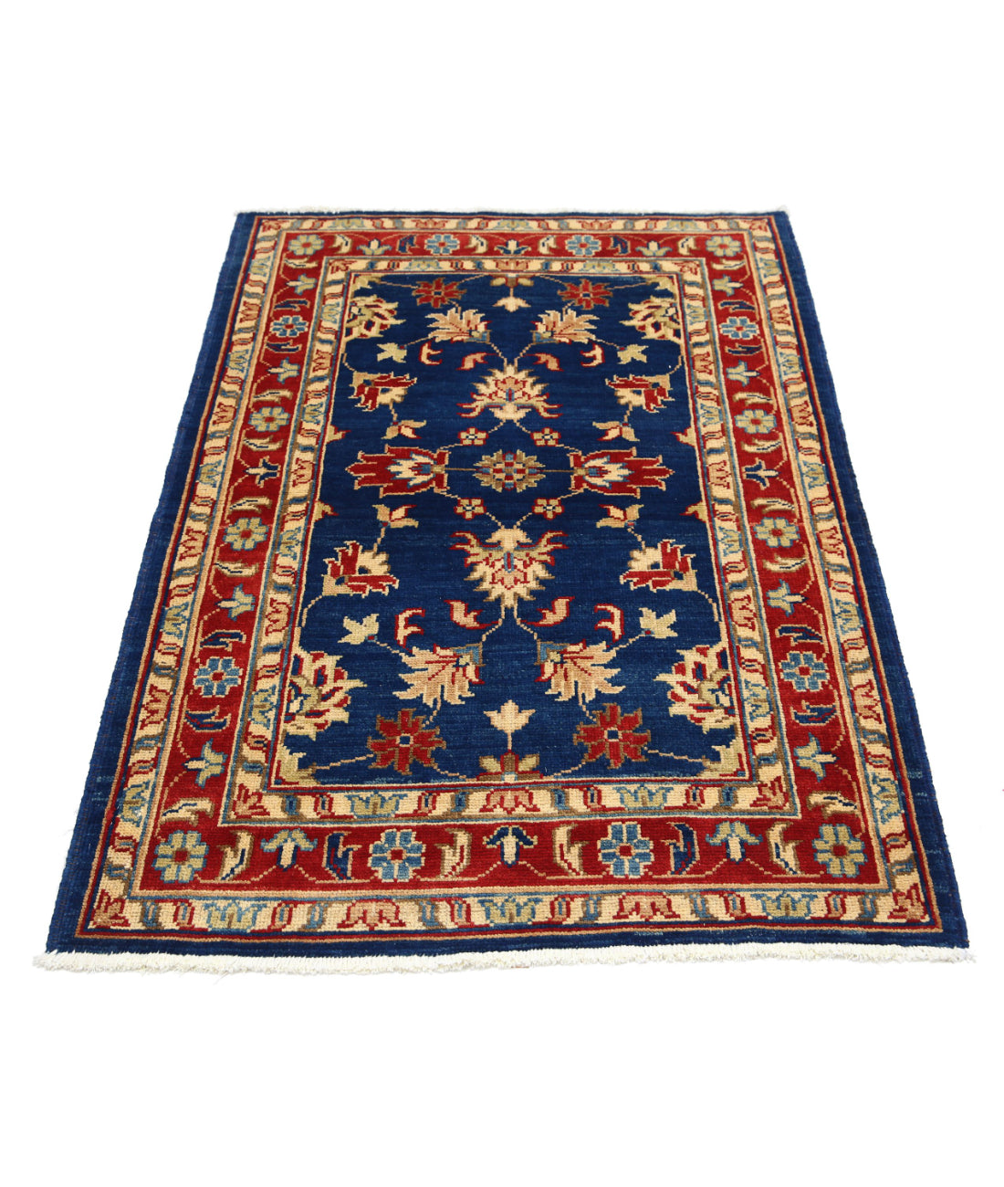 Ziegler 3'1'' X 4'9'' Hand-Knotted Wool Rug 3'1'' x 4'9'' (93 X 143) / Blue / N/A