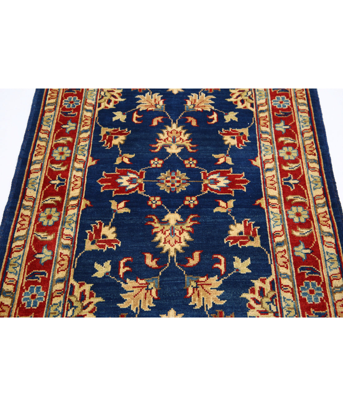 Ziegler 3'1'' X 4'9'' Hand-Knotted Wool Rug 3'1'' x 4'9'' (93 X 143) / Blue / N/A