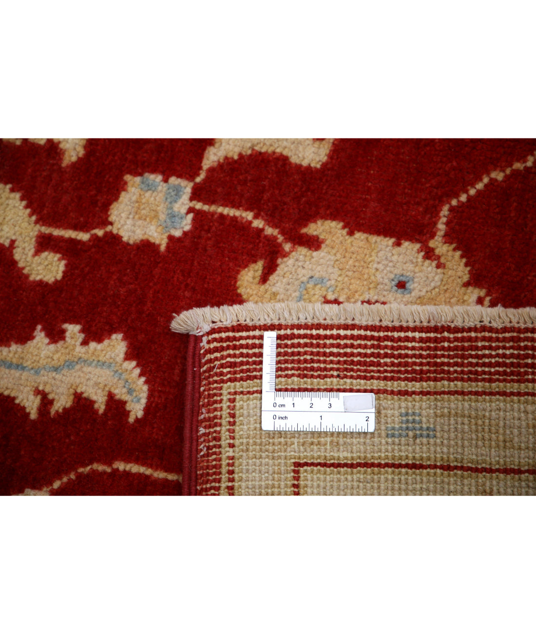 Ziegler 4'11'' X 7'1'' Hand-Knotted Wool Rug 4'11'' x 7'1'' (148 X 213) / Red / Ivory