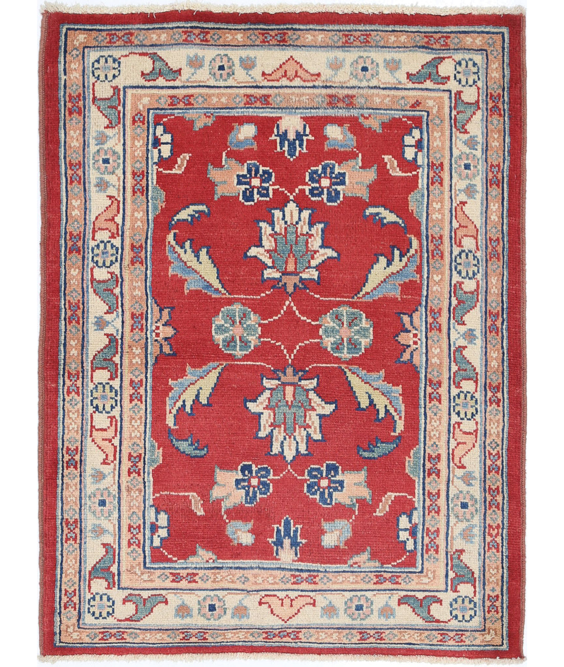Ziegler 2'9'' X 3'10'' Hand-Knotted Wool Rug 2'9'' x 3'10'' (83 X 115) / Red / N/A