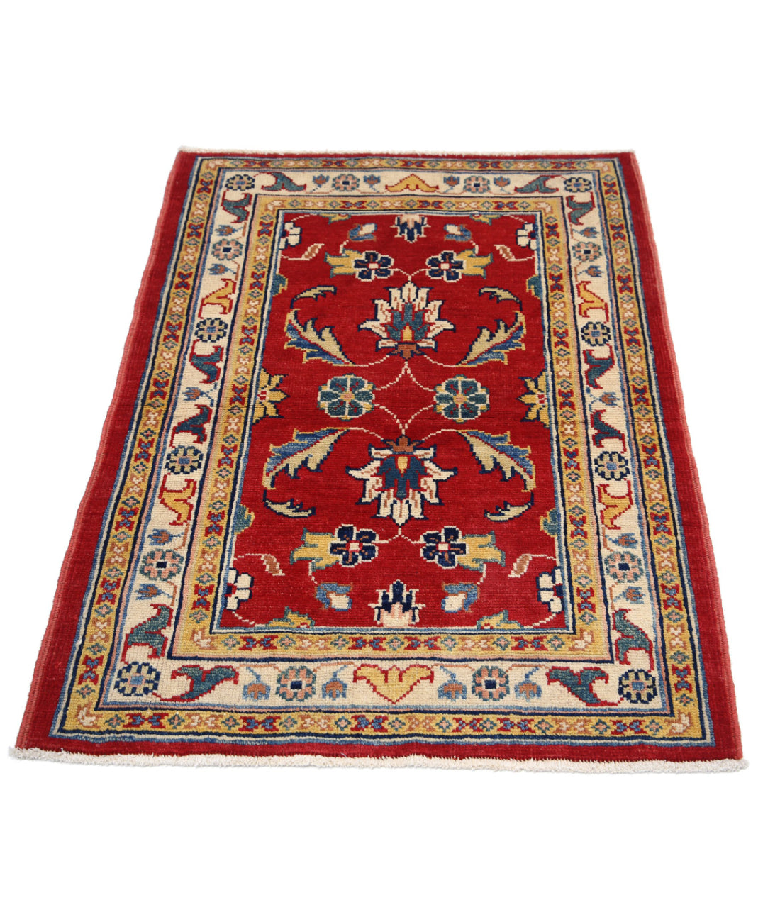 Ziegler 2'10'' X 3'11'' Hand-Knotted Wool Rug 2'10'' x 3'11'' (85 X 118) / Red / N/A