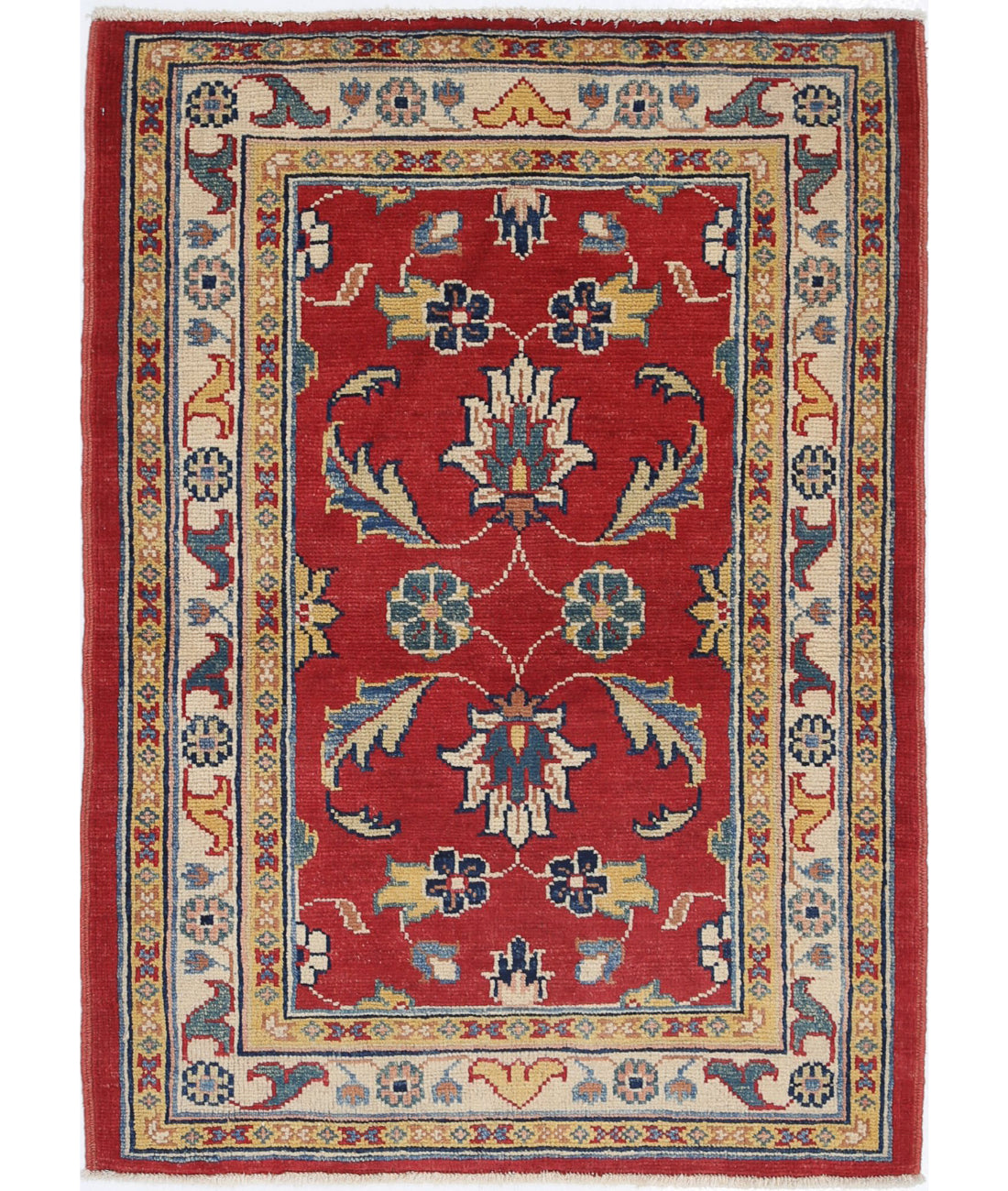 Ziegler 2'10'' X 3'11'' Hand-Knotted Wool Rug 2'10'' x 3'11'' (85 X 118) / Red / N/A