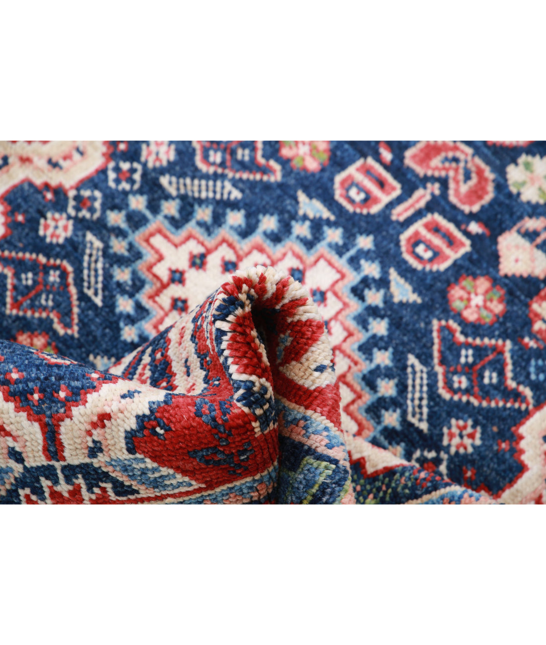 Ziegler 3'3'' X 4'10'' Hand-Knotted Wool Rug 3'3'' x 4'10'' (98 X 145) / Blue / N/A