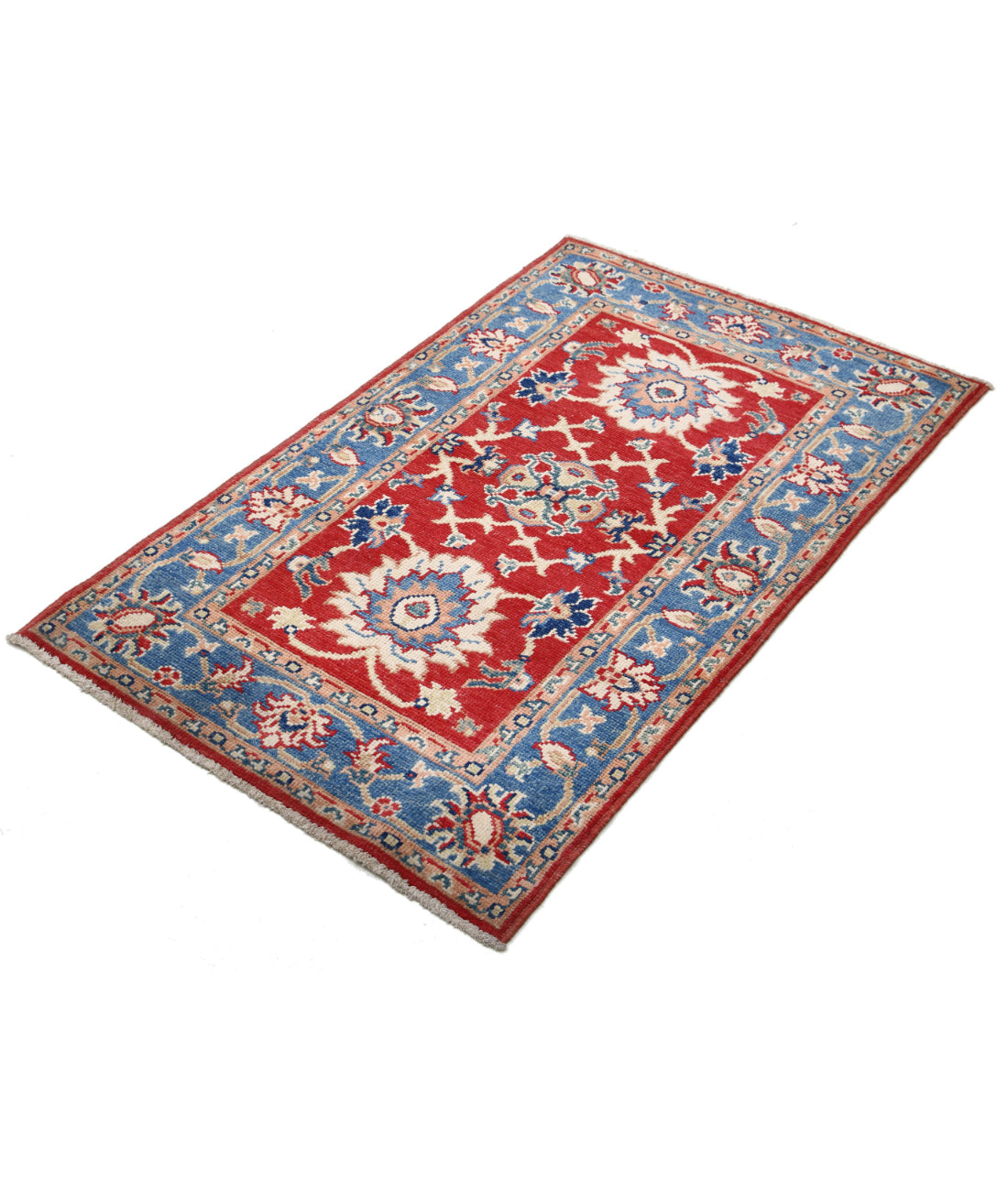 Ziegler 2'9'' X 4'6'' Hand-Knotted Wool Rug 2'9'' x 4'6'' (83 X 135) / Red / N/A