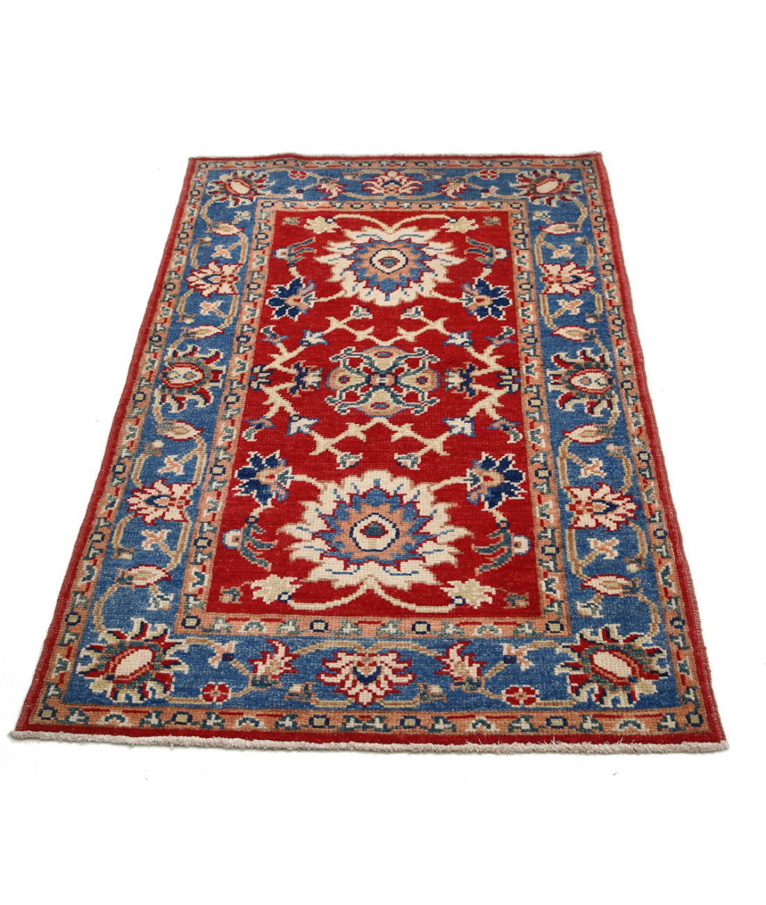 Ziegler 2'9'' X 4'6'' Hand-Knotted Wool Rug 2'9'' x 4'6'' (83 X 135) / Red / N/A