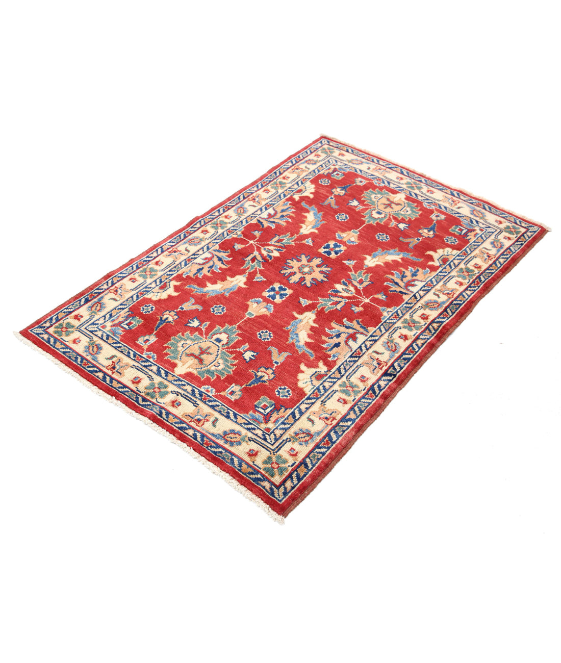 Ziegler 3'0'' X 4'9'' Hand-Knotted Wool Rug 3'0'' x 4'9'' (90 X 143) / Red / N/A