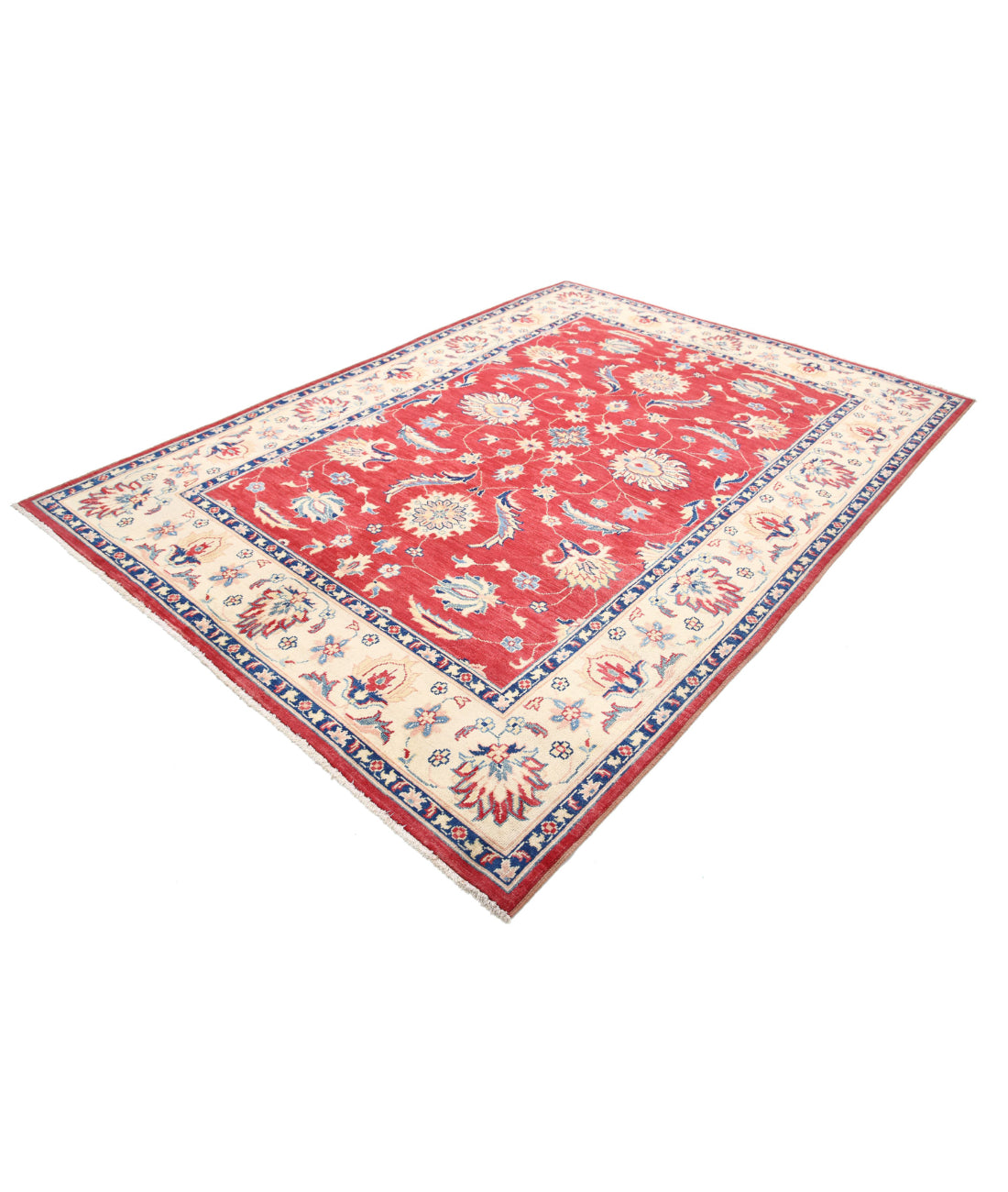 Ziegler 6'8'' X 9'6'' Hand-Knotted Wool Rug 6'8'' x 9'6'' (200 X 285) / Red / N/A