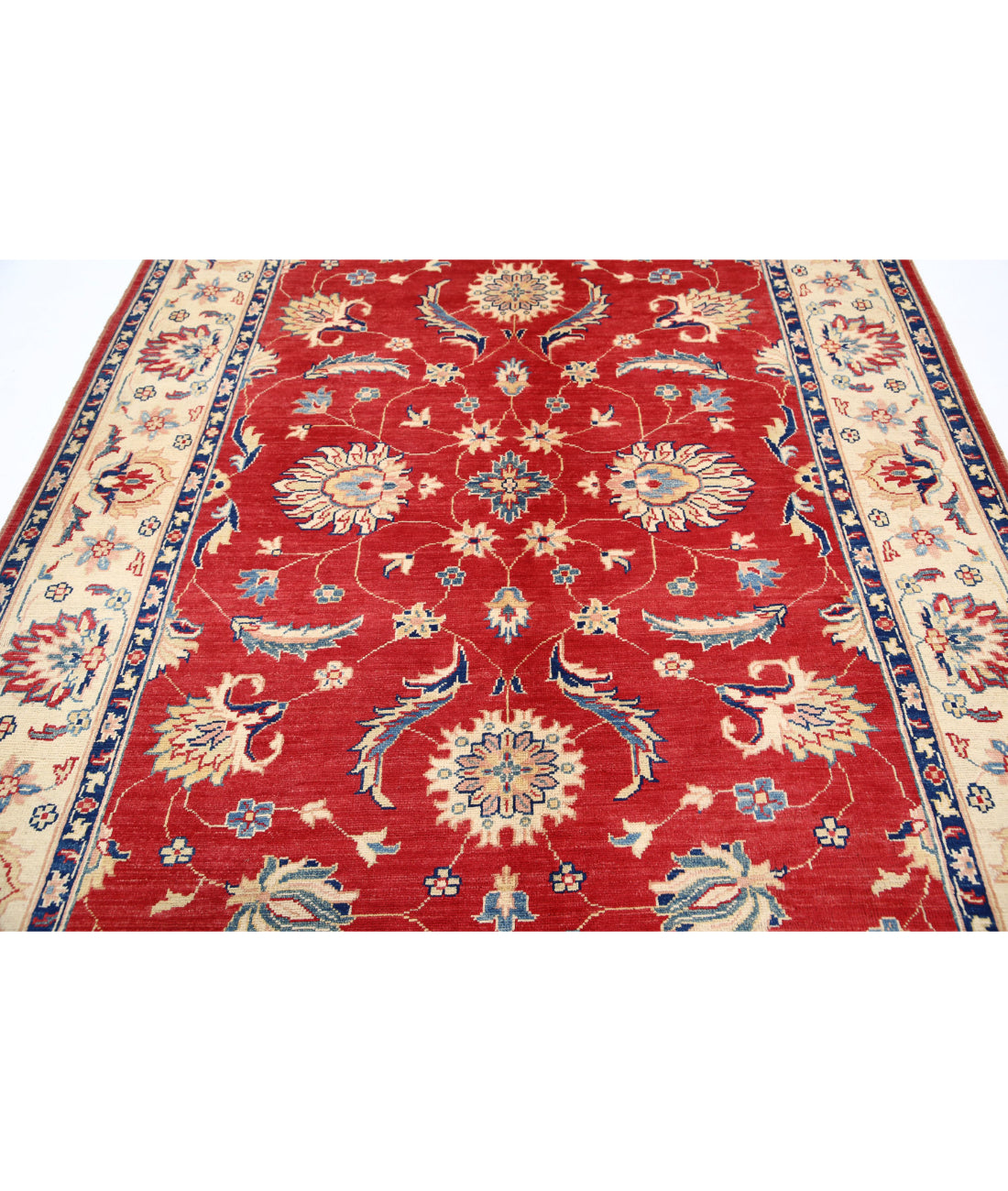 Ziegler 6'8'' X 9'6'' Hand-Knotted Wool Rug 6'8'' x 9'6'' (200 X 285) / Red / N/A