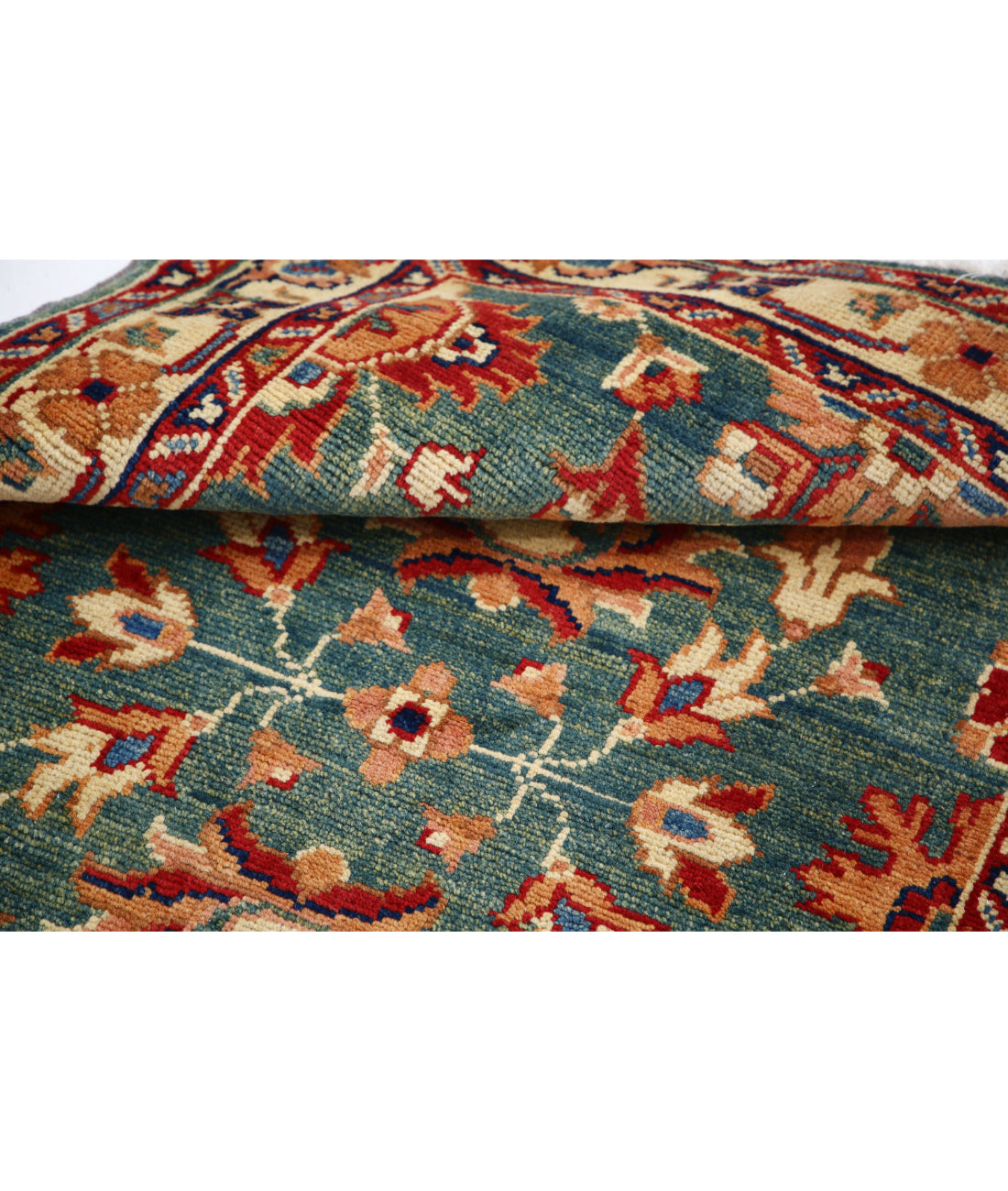 Ziegler 3'0'' X 4'8'' Hand-Knotted Wool Rug 3'0'' x 4'8'' (90 X 140) / Green / N/A