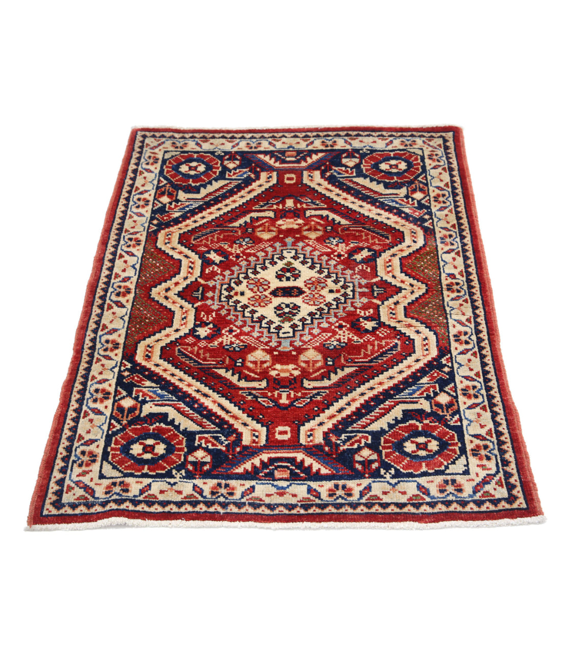 Ziegler 2'8'' X 3'7'' Hand-Knotted Wool Rug 2'8'' x 3'7'' (80 X 108) / Red / N/A