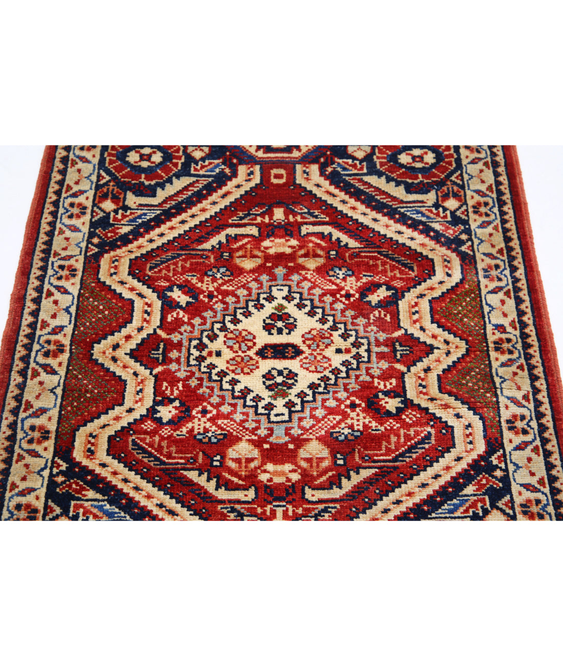 Ziegler 2'8'' X 3'7'' Hand-Knotted Wool Rug 2'8'' x 3'7'' (80 X 108) / Red / N/A