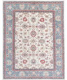Ziegler 7'11'' X 9'10'' Hand-Knotted Wool Rug 7'11'' x 9'10'' (238 X 295) / Ivory / Blue