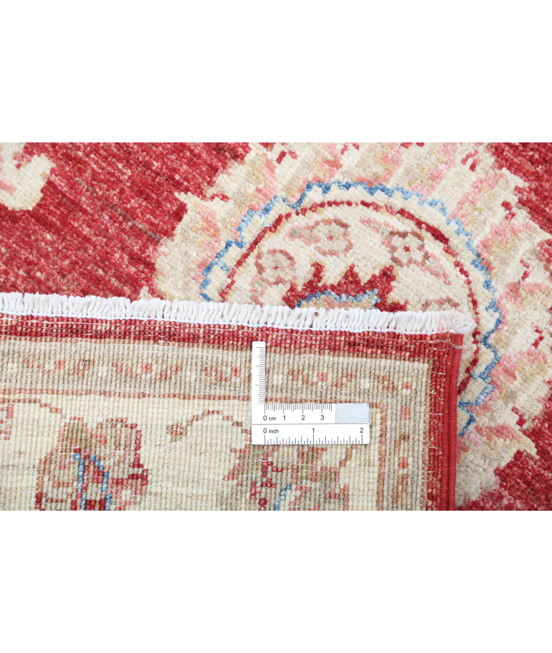 Ziegler 2'6'' X 10'0'' Hand-Knotted Wool Rug 2'6'' x 10'0'' (75 X 300) / Red / Ivory