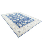 Ziegler 8'9'' X 11'10'' Hand-Knotted Wool Rug 8'9'' x 11'10'' (263 X 355) / Blue / Ivory