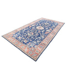 Ziegler 6'3'' X 11'6'' Hand-Knotted Wool Rug 6'3'' x 11'6'' (188 X 345) / Blue / Rust