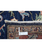 Ziegler 6'3'' X 11'6'' Hand-Knotted Wool Rug 6'3'' x 11'6'' (188 X 345) / Blue / Rust