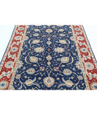 Ziegler 5'6'' X 7'6'' Hand-Knotted Wool Rug 5'6'' x 7'6'' (165 X 225) / Blue / Red