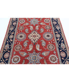 Ziegler 4'10'' X 6'5'' Hand-Knotted Wool Rug 4'10'' x 6'5'' (145 X 193) / Red / Blue
