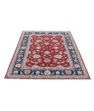 Ziegler 4'10'' X 6'5'' Hand-Knotted Wool Rug 4'10'' x 6'5'' (145 X 193) / Red / Blue