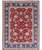 Ziegler 4'10'' X 6'5'' Hand-Knotted Wool Rug 4'10'' x 6'5'' (145 X 193) / Red / Blue