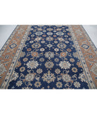 Ziegler 8'7'' X 11'3'' Hand-Knotted Wool Rug 8'7'' x 11'3'' (258 X 338) / Blue / Taupe