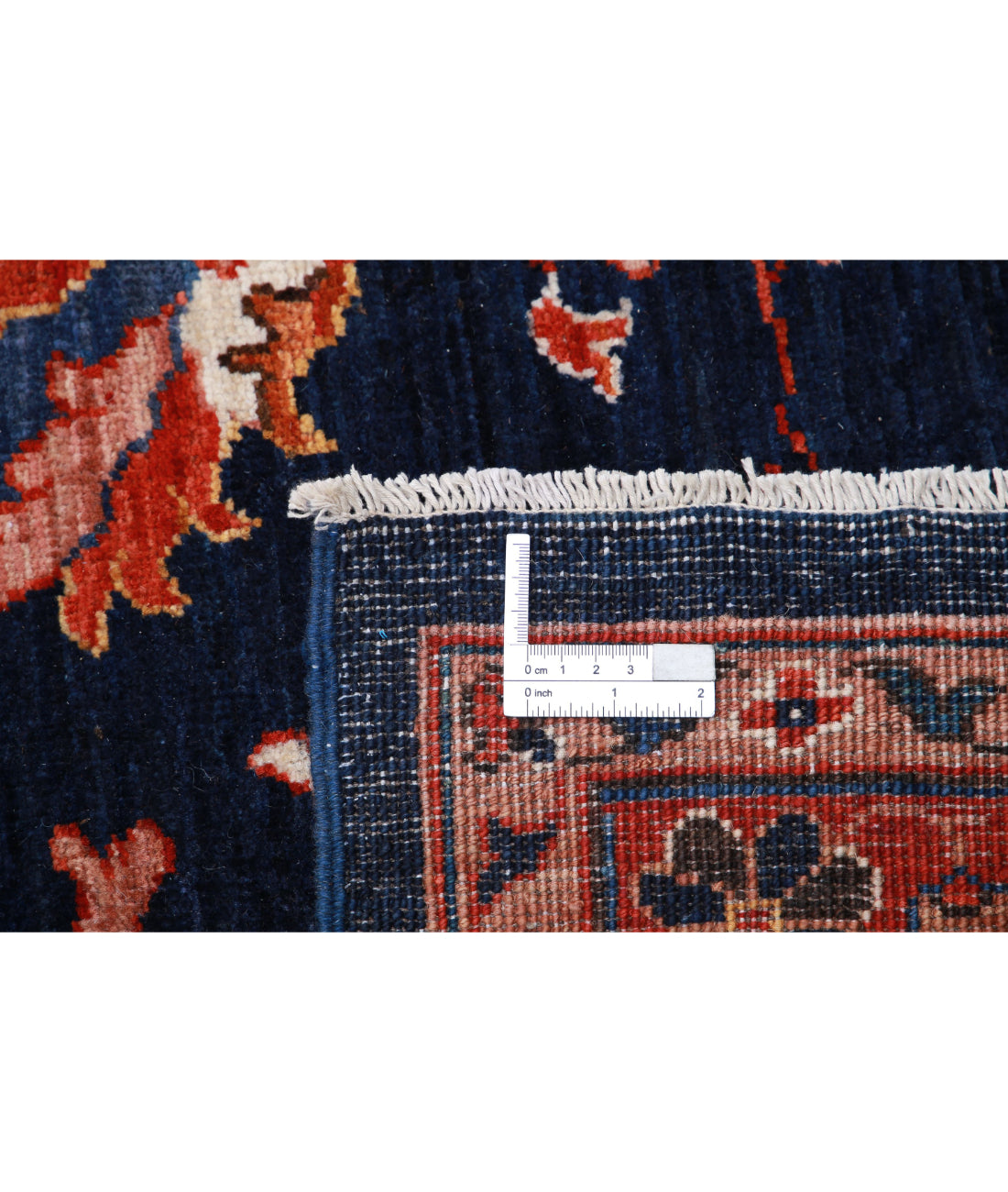 Ziegler 9'11'' X 13'7'' Hand-Knotted Wool Rug 9'11'' x 13'7'' (298 X 408) / Blue / Red