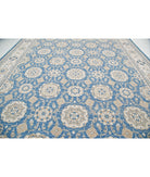 Ziegler 13'3'' X 16'9'' Hand-Knotted Wool Rug 13'3'' x 16'9'' (398 X 503) / Blue / Ivory
