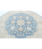 Ziegler 7'11'' X 7'10'' Hand-Knotted Wool Rug 7'11'' x 7'10'' (238 X 235) / Blue / Ivory