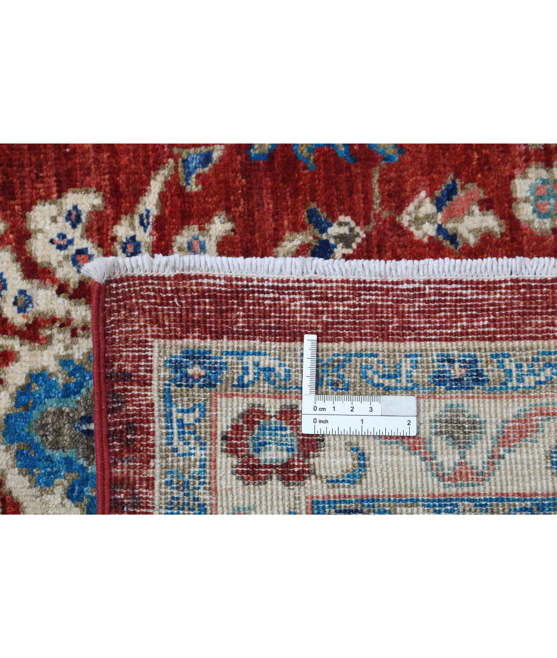 Ziegler 9'9'' X 13'2'' Hand-Knotted Wool Rug 9'9'' x 13'2'' (293 X 395) / Red / Blue