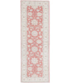 Ziegler 2'5'' X 8'0'' Hand-Knotted Wool Rug 2'5'' x 8'0'' (73 X 240) / Red / Ivory