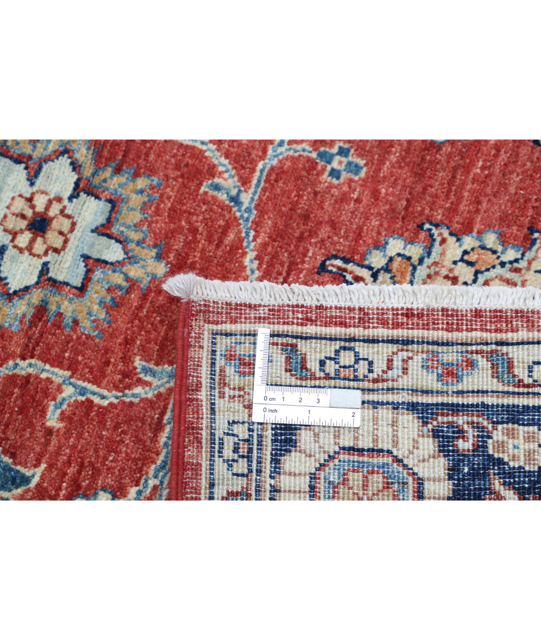 Ziegler 3'1'' X 4'10'' Hand-Knotted Wool Rug 3'1'' x 4'10'' (93 X 145) / Red / Blue