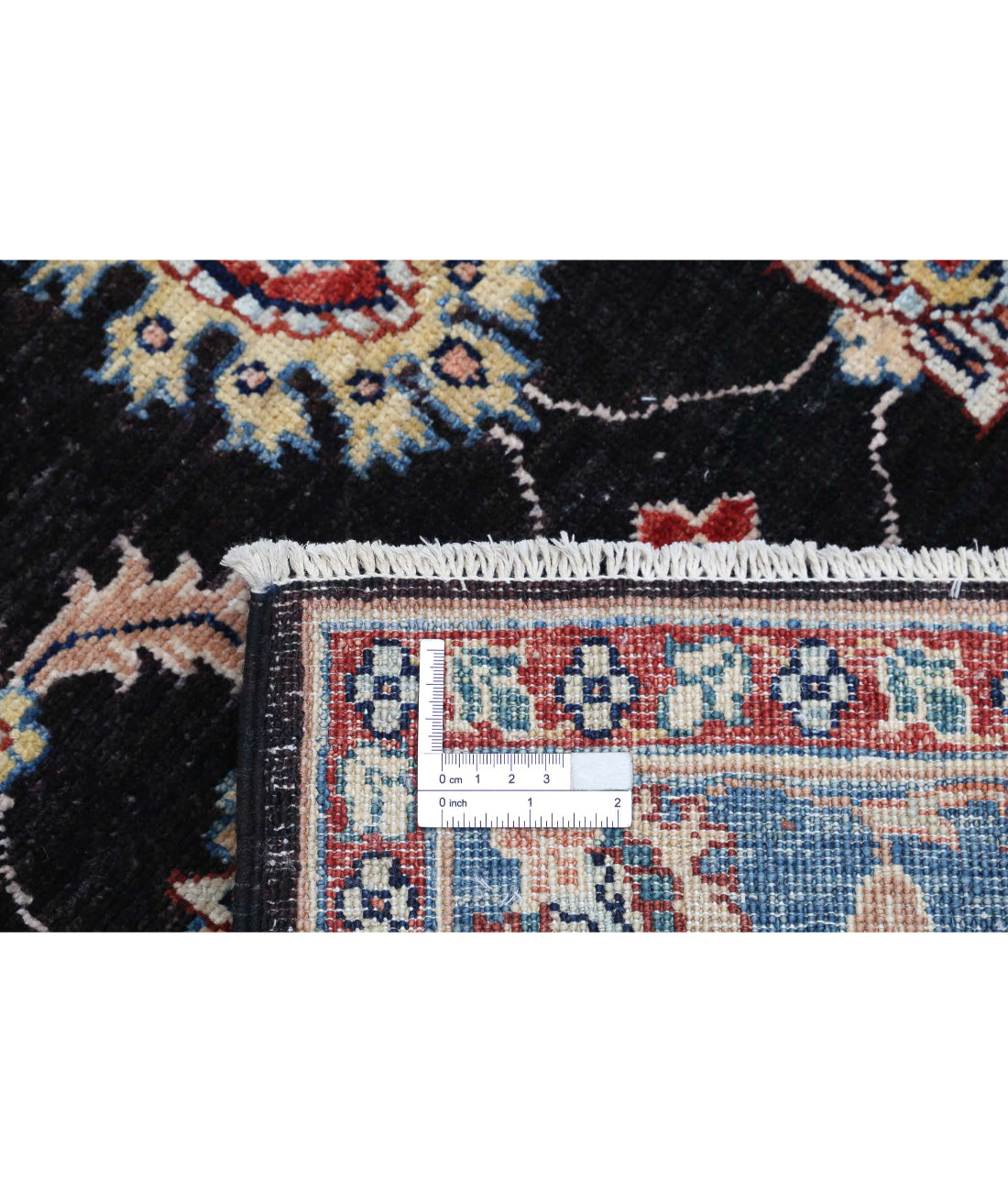 Ziegler 2'9'' X 4'1'' Hand-Knotted Wool Rug 2'9'' x 4'1'' (83 X 123) / Black / Red