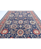 Ziegler 9'10'' X 13'9'' Hand-Knotted Wool Rug 9'10'' x 13'9'' (295 X 413) / Blue / Red