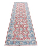 Ziegler 2'6'' X 9'10'' Hand-Knotted Wool Rug 2'6'' x 9'10'' (75 X 295) / Red / Blue