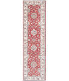 Ziegler 2'7'' X 10'2'' Hand-Knotted Wool Rug 2'7'' x 10'2'' (78 X 305) / Red / Ivory