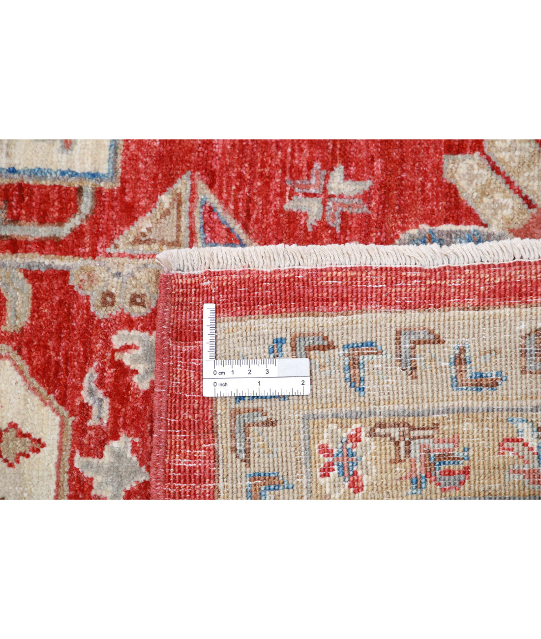 Ziegler 8'3'' X 12'4'' Hand-Knotted Wool Rug 8'3'' x 12'4'' (248 X 370) / Red / Ivory