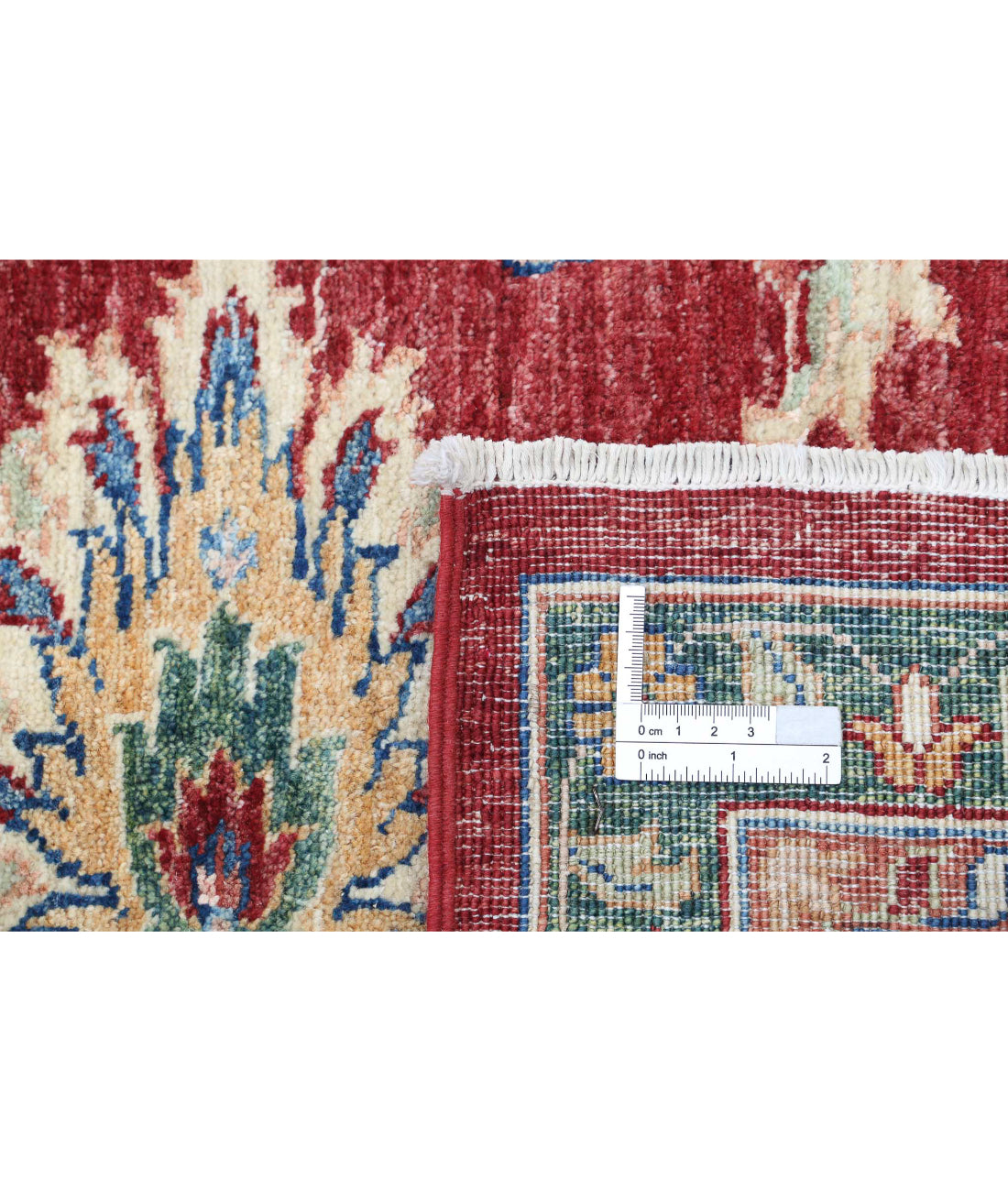 Ziegler 8'1'' X 9'6'' Hand-Knotted Wool Rug 8'1'' x 9'6'' (243 X 285) / Red / Blue