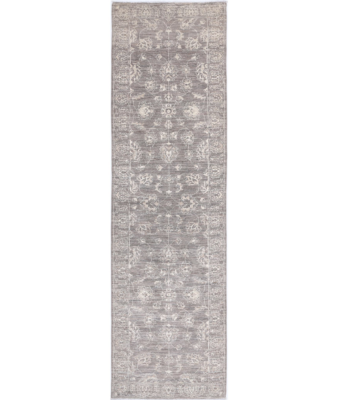 Ziegler 2'9'' X 9'9'' Hand-Knotted Wool Rug 2'9'' x 9'9'' (83 X 293) / Brown / Brown
